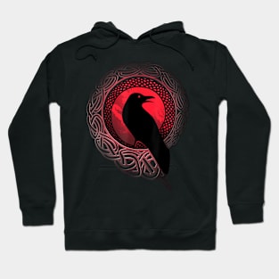 Viking, Odin, Ravens, Huginn and Muninn - Myth Graphic Hoodie